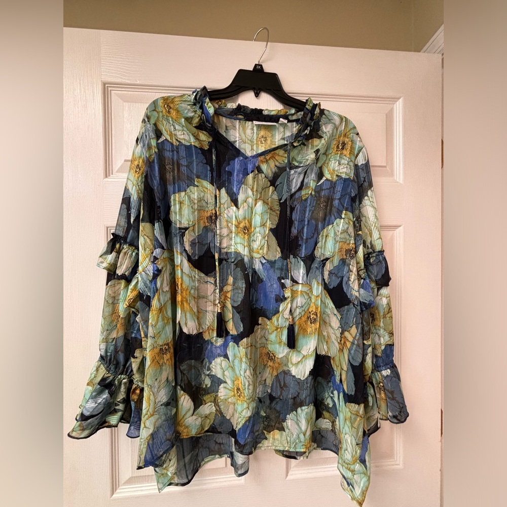 Susan Graver Sheer Blouse